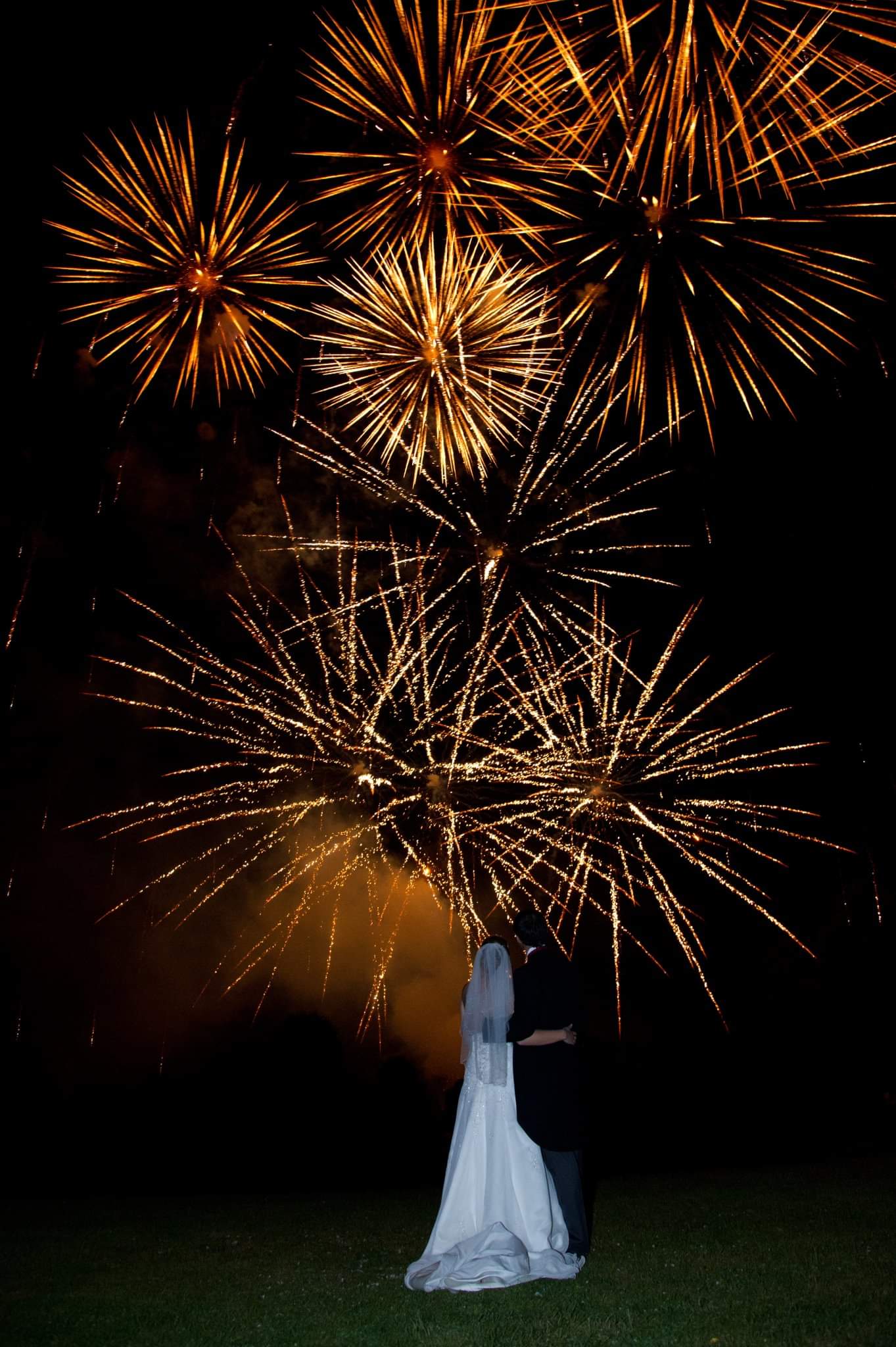 wedding fireworks