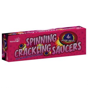 Spinning Crackling Saucers